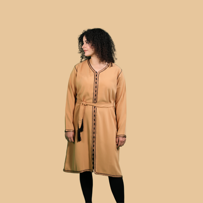 Tafukt Kleid - Beige